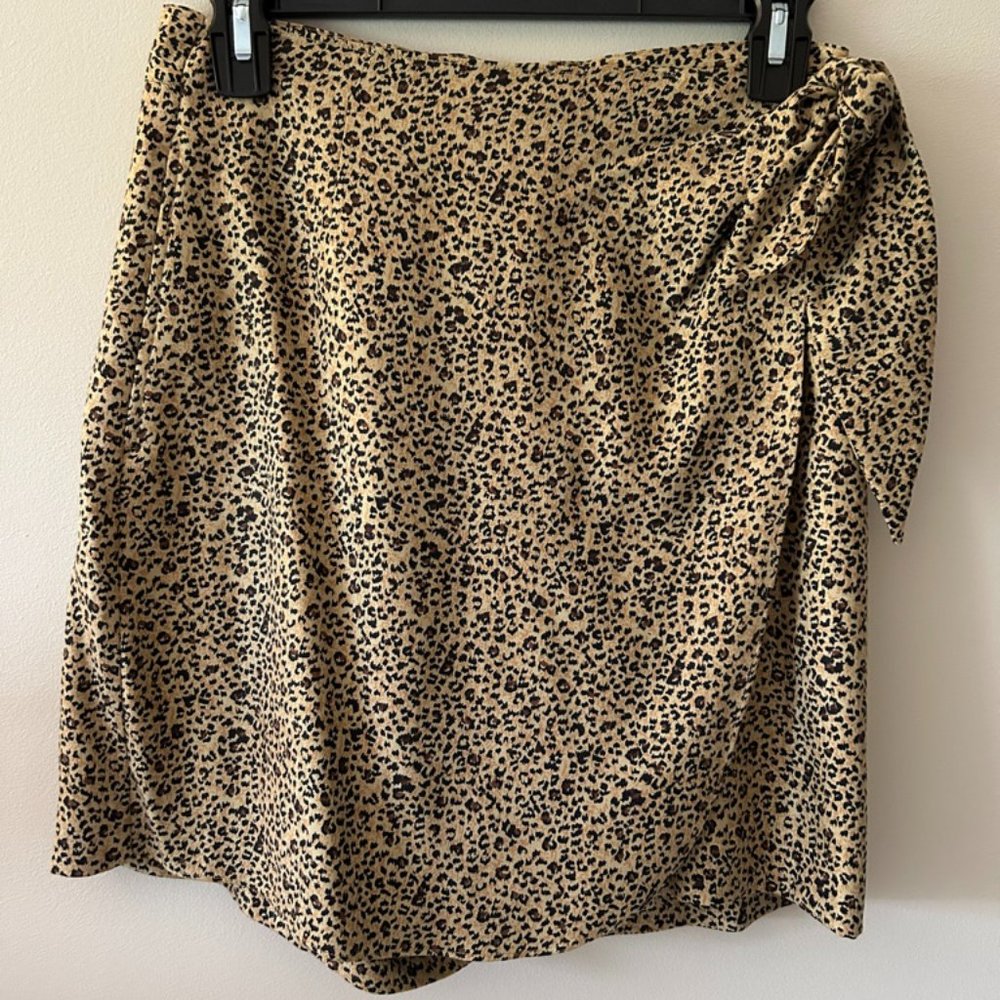 EP Pro Animal Print Golf Skort 100% Silk in Size 6